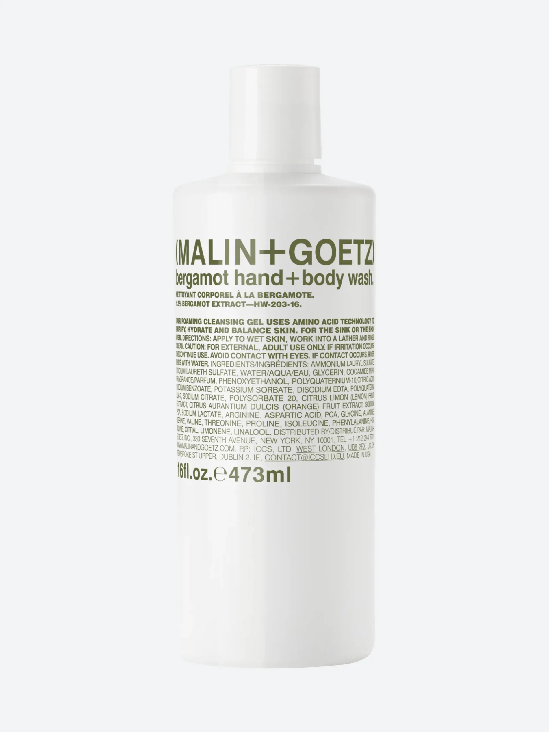 Malin+Goetz - Bergamot Body Wash 473ml