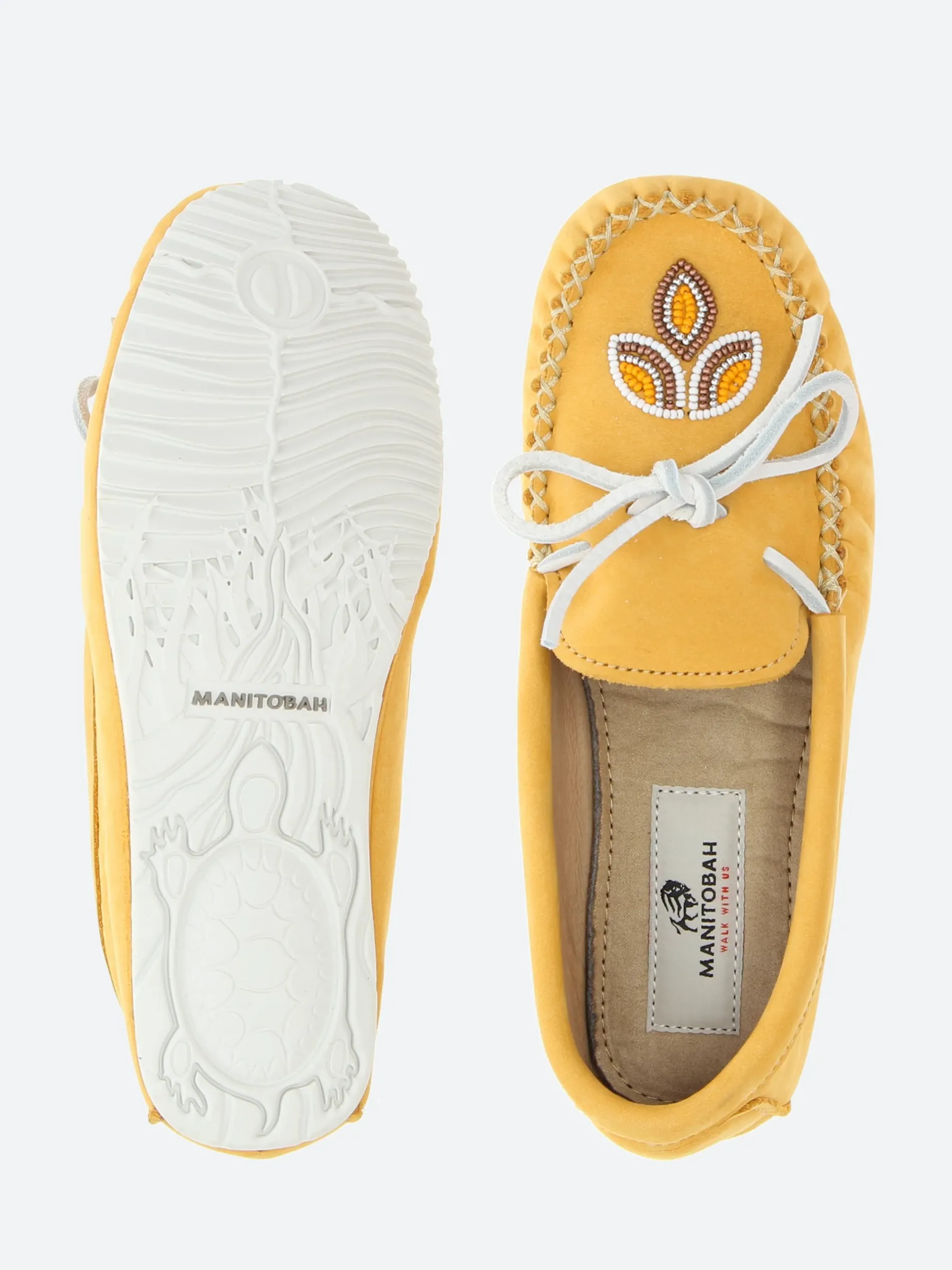 Manitobah Mukluk - Kayak Moccasin in Amber Yellow