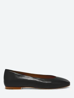 Mara Bini - Allegra Ballet Flats in Nero Seta