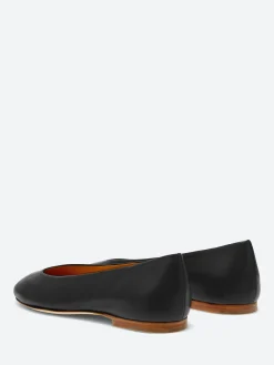 Mara Bini - Allegra Ballet Flats in Nero Seta
