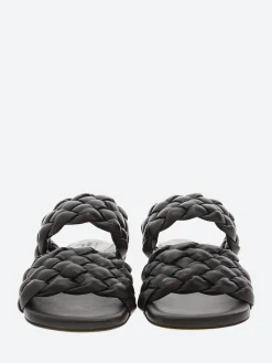 Mara Bini - Bright Sandals in Nero Piuma