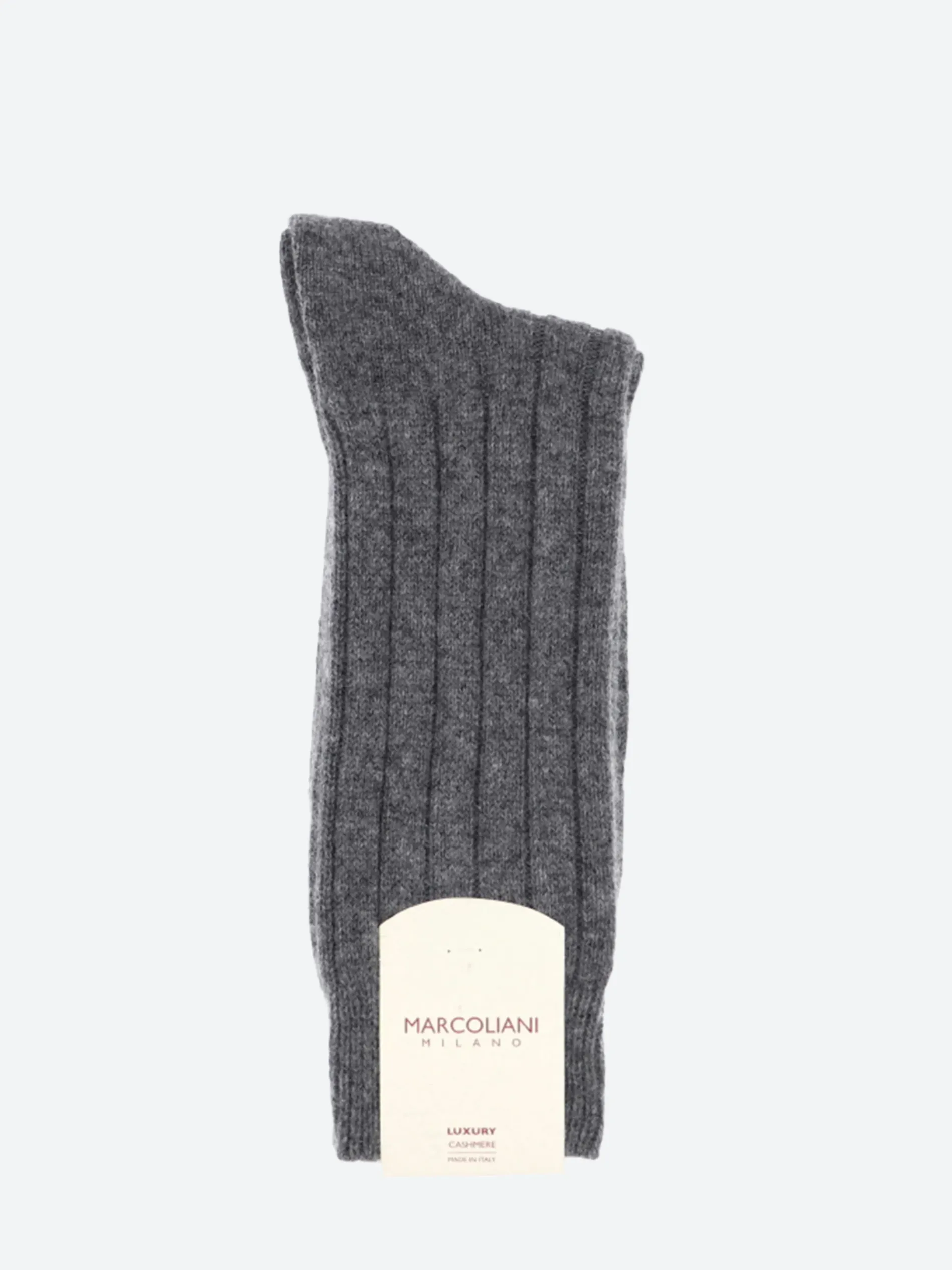 Marcoliani - Dress Cashmere Socks in Flannel