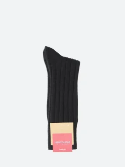 Marcoliani - Dress Cashmere Socks in Black