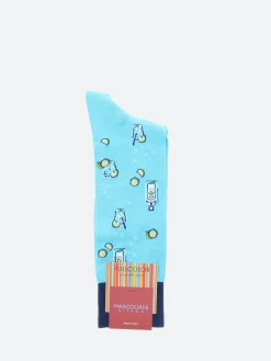 Marcoliani - Gin Tonic Socks in Turquoise