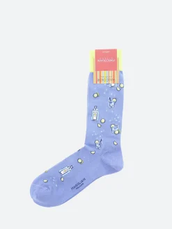 Marcoliani - Gin Tonic Socks in Cruise Blue