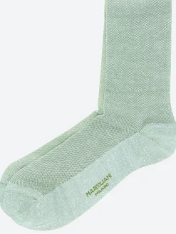 Marcoliani - Piqué Sock in Sage