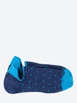 Marcoliani - Sneaker Polka Dot Sock in Nautical Marl