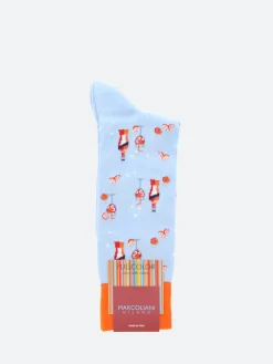 Marcoliani - Spritz Socks in Light Blue