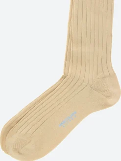 Marcoliani Milano - Essence of Cotton Sock in Beige