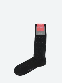 Marcoliani Milano - Pin Dot Socks in Black