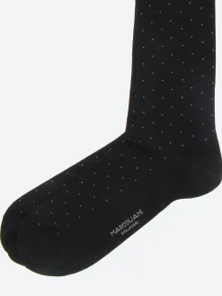 Marcoliani Milano - Pin Dot Socks in Black