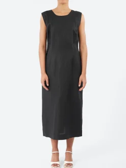 Margaret Howell - Back Button Dress in Black