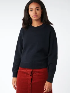 Margaret Howell - MHL Crew Neck Sweater in Deep Navy
