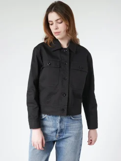 Margaret Howell - MHL Cropped Worker Jacket in Black