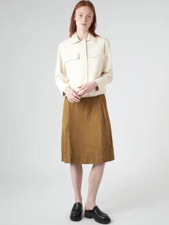 Margaret Howell - MHL Cropped Worker Jacket in Off White