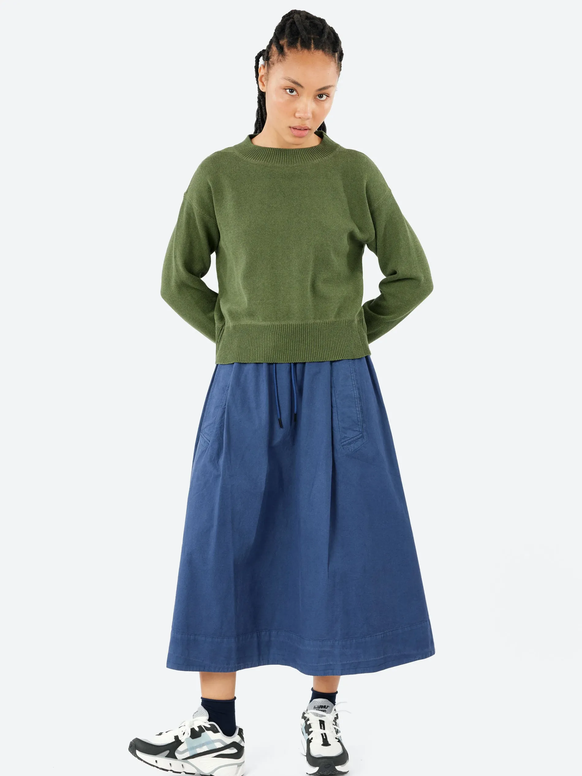 Margaret Howell - MHL Flatlock Guernsey in Green