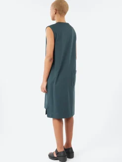 Margaret Howell - MHL Overhead Tank Dress in Algae