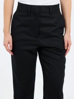 Margaret Howell - Midi Waist Crop Trouser in Dark Navy