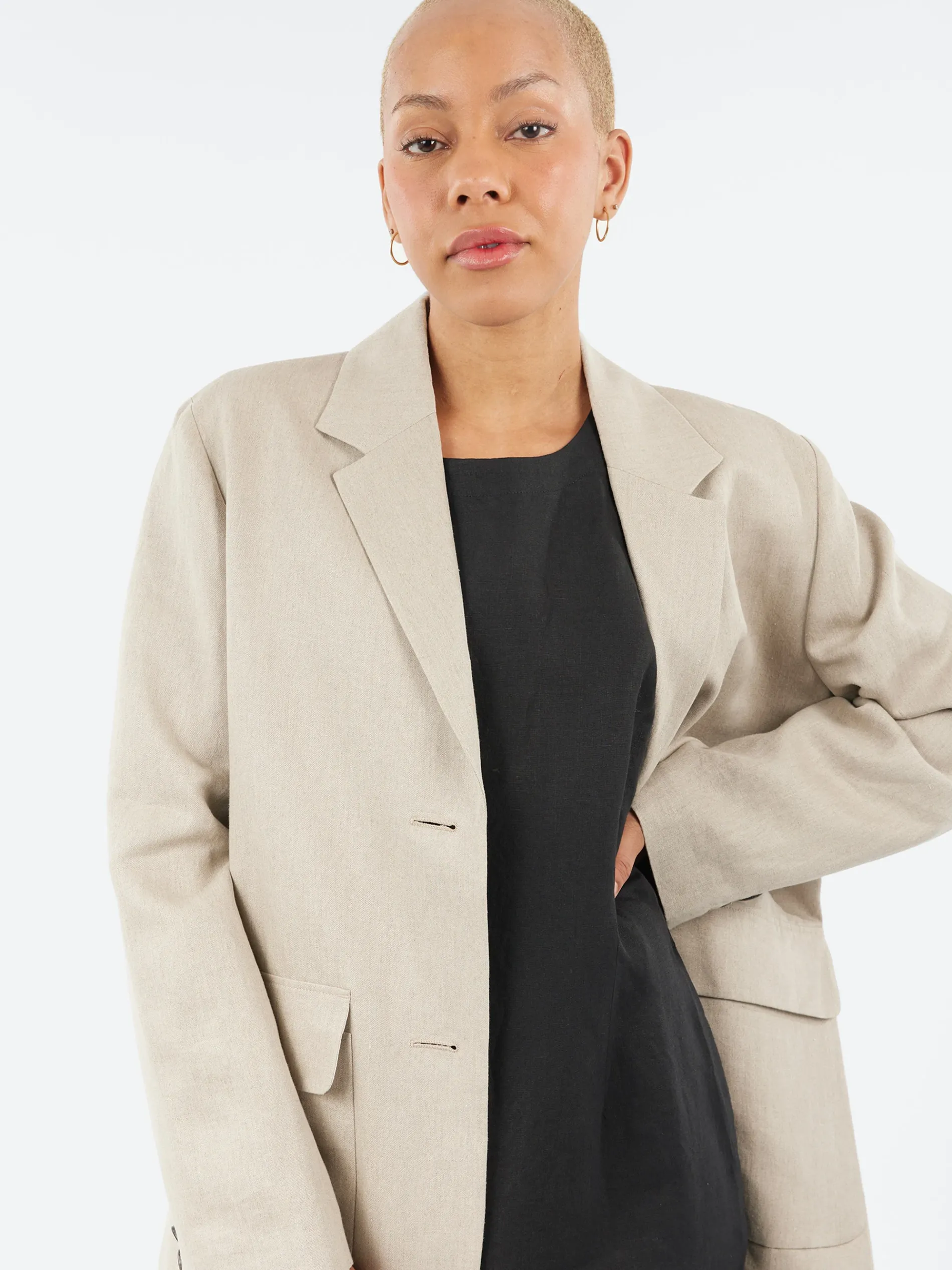 Margaret Howell - Patch Pocket Blazer in Natural