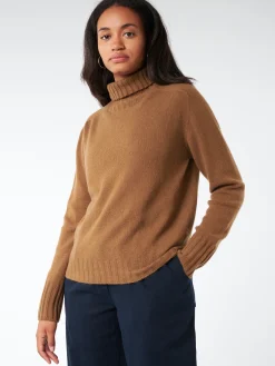 Margaret Howell - Wide Roll Neck in Sable
