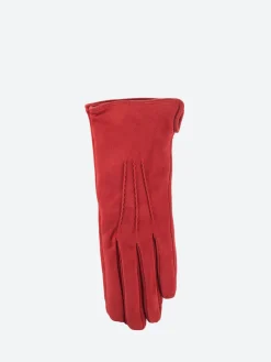 Mario Portolano - 4220 Suede Glove Cashmere Lined in Wine