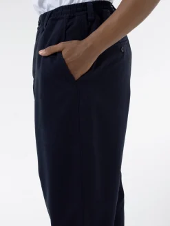 Marni - Cotton Gabardine Pants in Blue Black