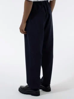 Marni - Cotton Gabardine Pants in Blue Black