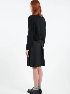 Marni - Disheveled Cotton Cropped Jumper in Black