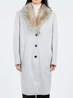 Marni - Nappa Leather Coat in Sodium