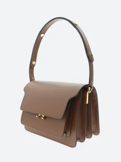 Marni - Trunk Bag Medium in Gold Brown (Brown)