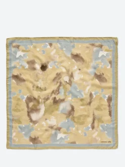 Massimo Alba - Cashmere Silk Wool Bandana in Avio