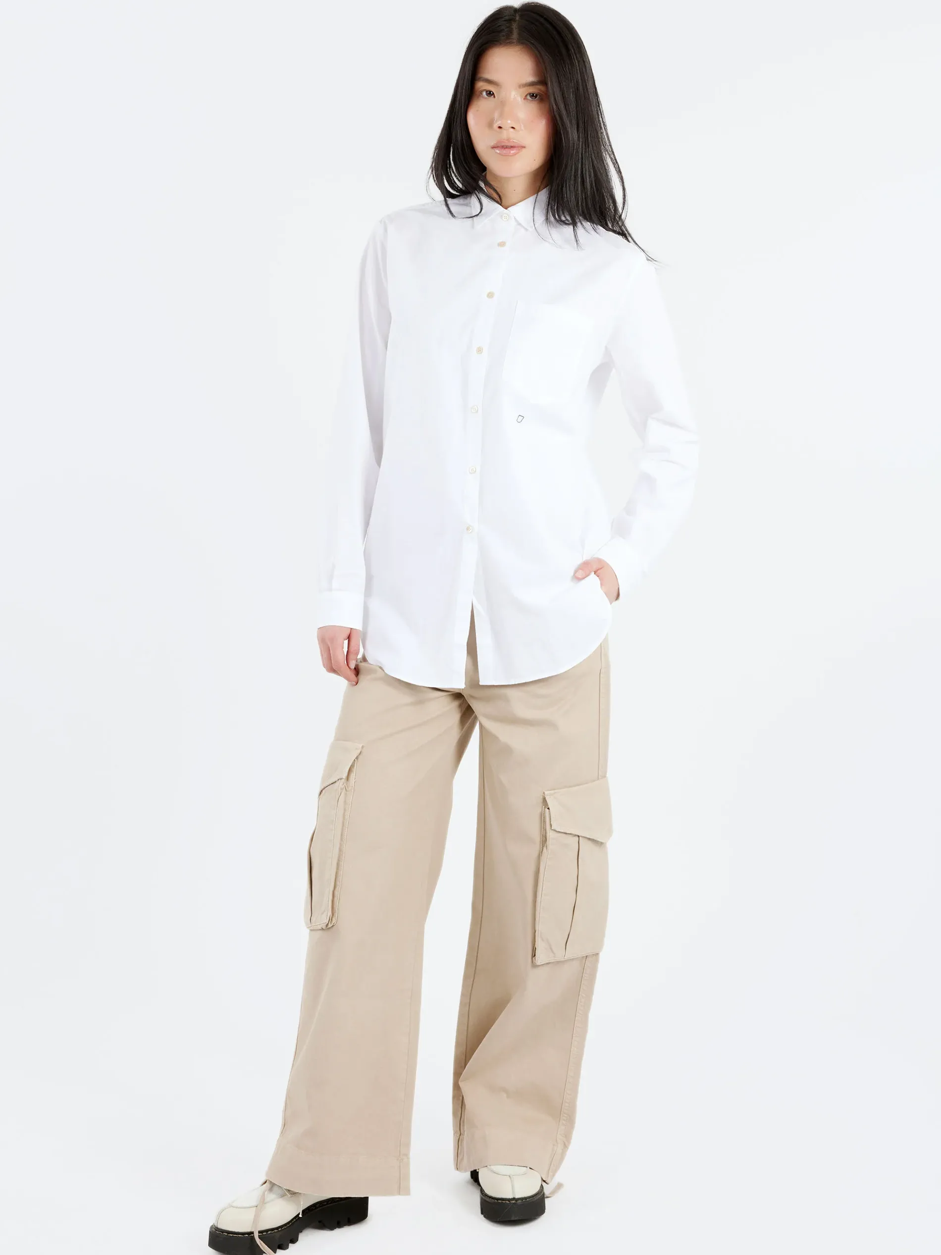 Massimo Alba - Fanny Cargo Pants in Naturale