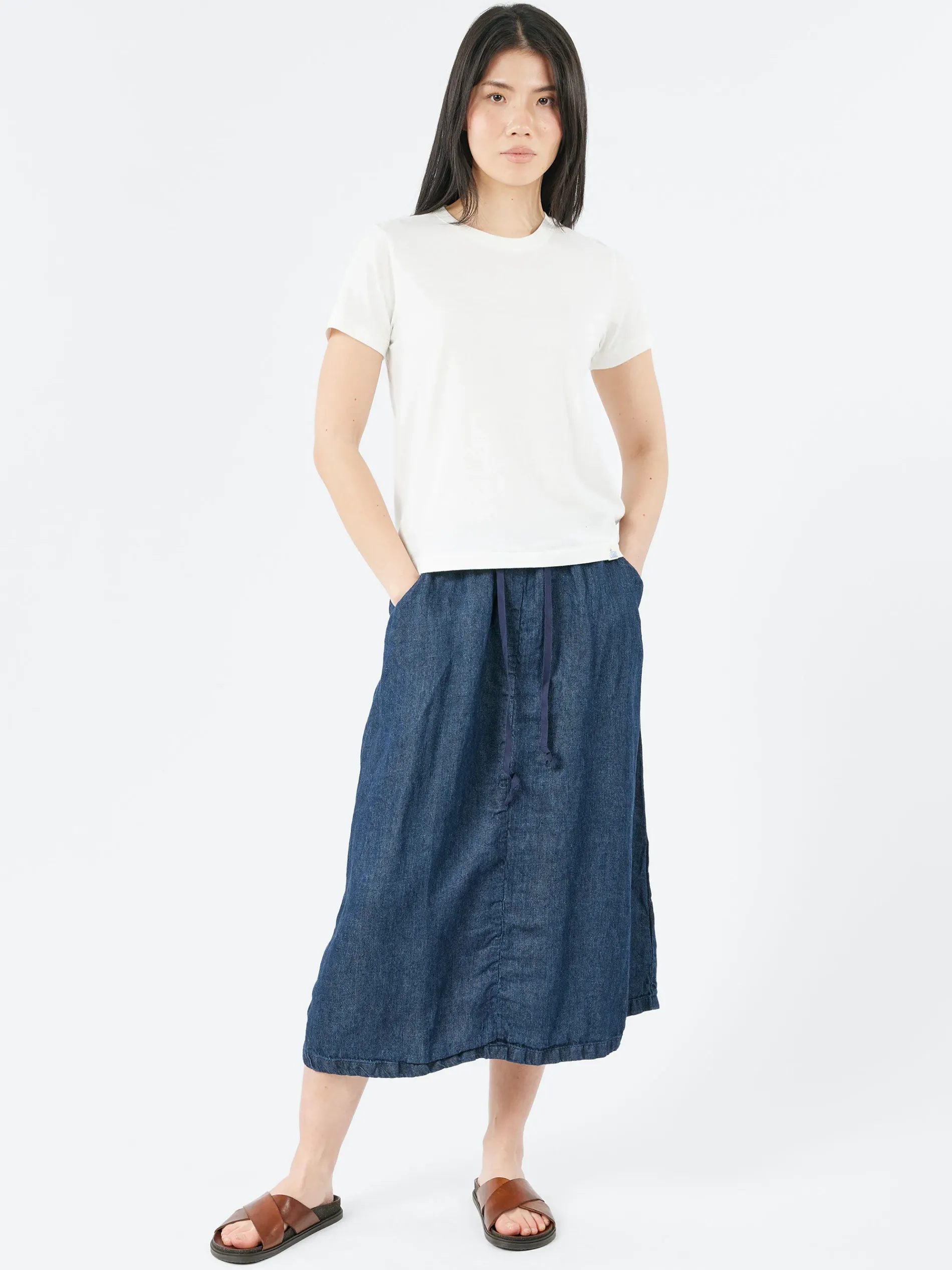 Merz b. Schwanen - Pima Tee in White