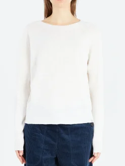 Merz b. Schwanen - SKCN01 Women's Crew Neck Pullover in Natural