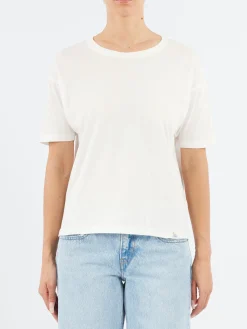 Merz b. Schwanen - Women's Loose Fit T-Shirt in White