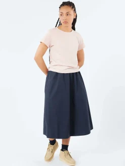 Merz b. Schwanen - Women's Relaxed T-Shirt in Dusted Pink