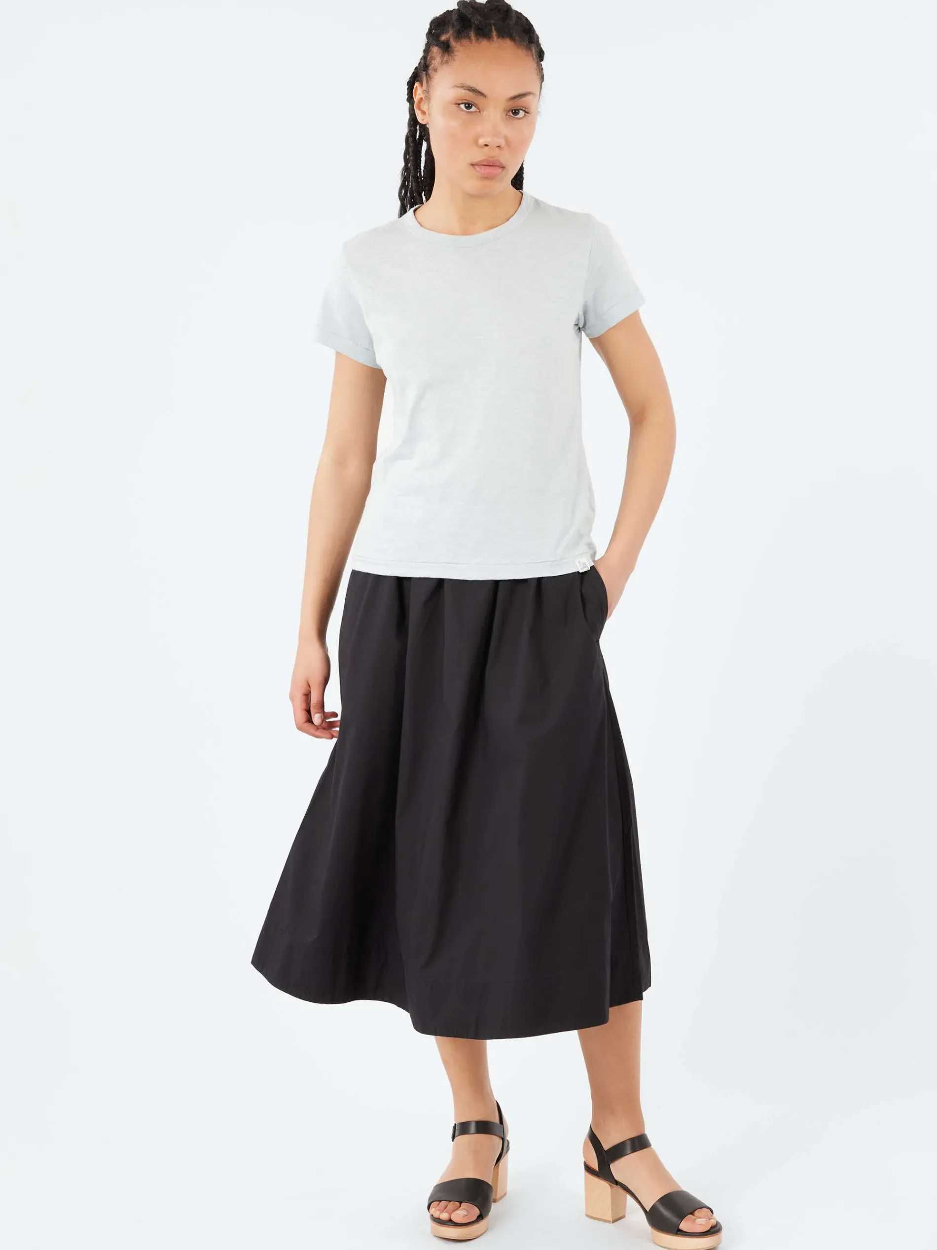 Merz b. Schwanen - Women's Relaxed T-Shirt in Ice