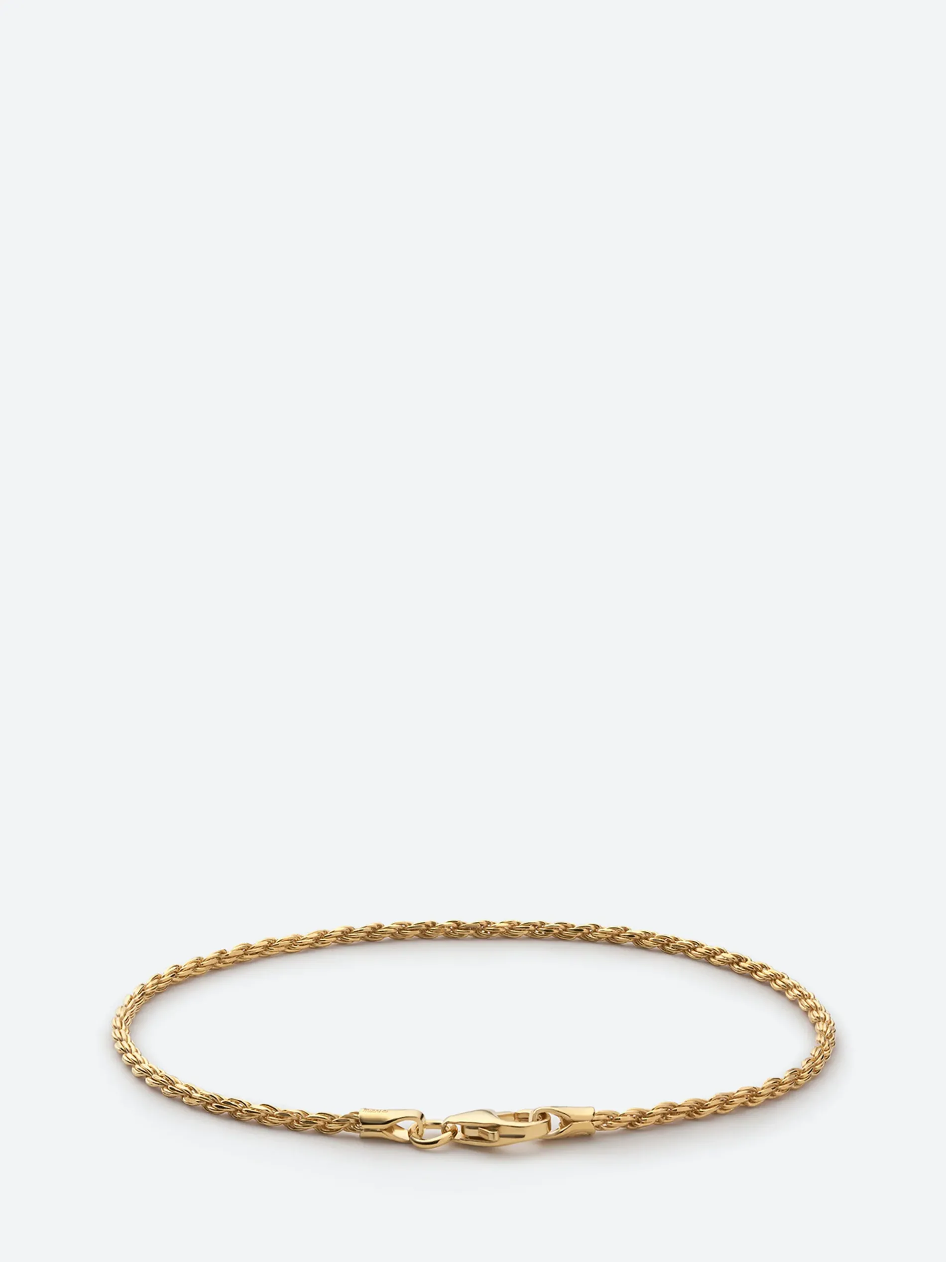 Miansai - 1.8mm Rope Chain Bracelet in Polished Gold