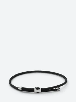 Miansai - Orson Pull Bungee Rope in Black Silver