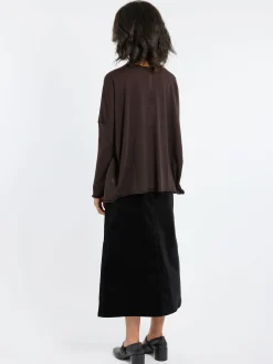 MJ Watson - Boat Neck Pullover in Walnut