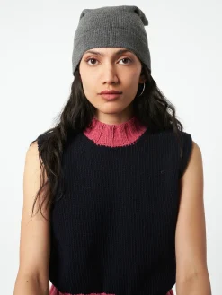 MJ Watson - Cashmere Beanie in Grey