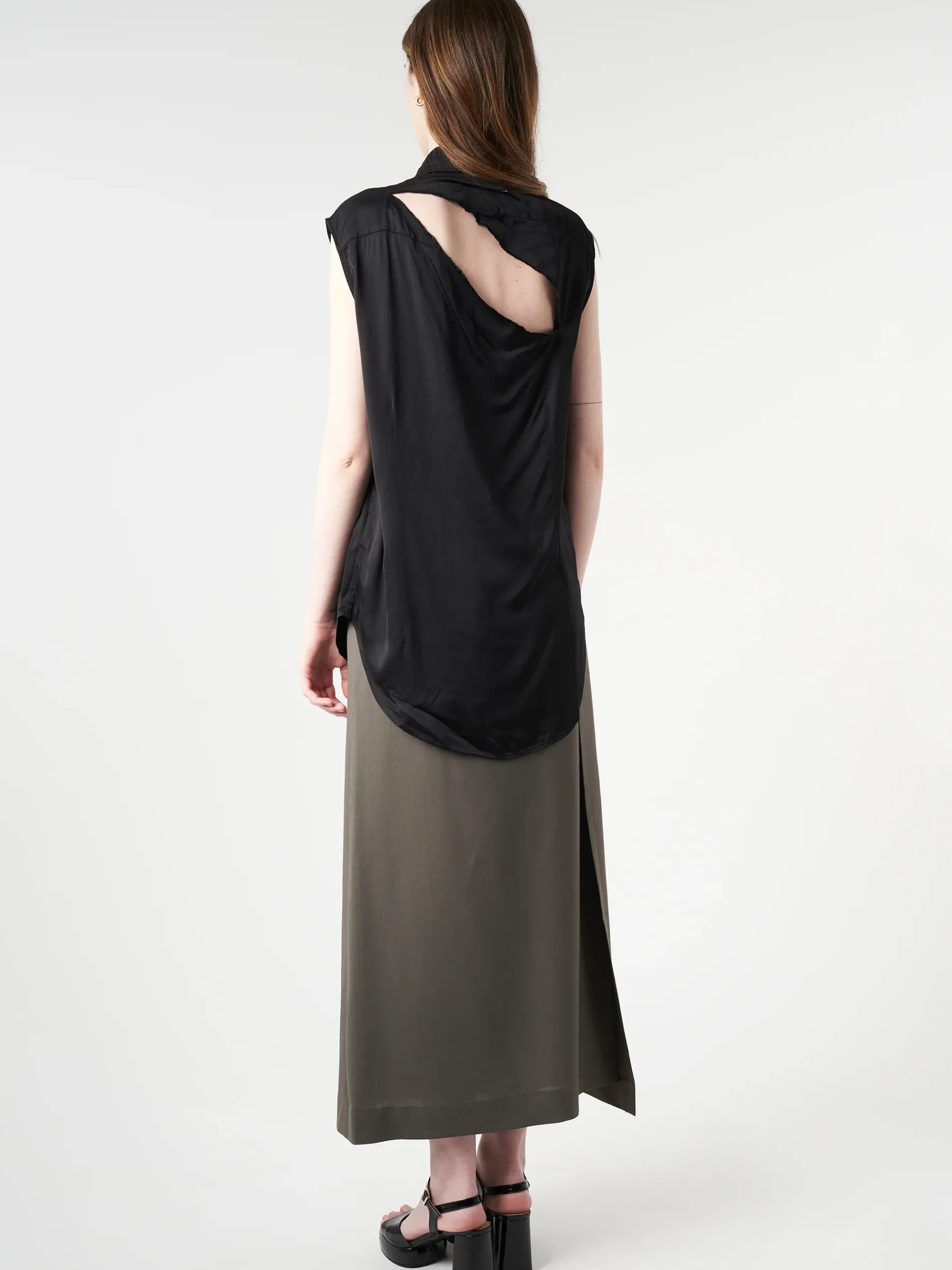 MM6 Maison Margiela - Lining Look Shirt in Black