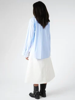 MM6 Maison Margiela - Long Sleeve Shirt in Light Blue