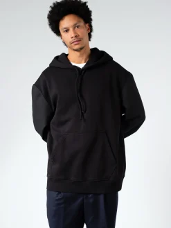 MM6 Maison Margiela - Sweatshirt with Contrasting Sleeves in Black/Black