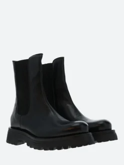 Moma - 74302 Chelsea Boots in Nero Cusna