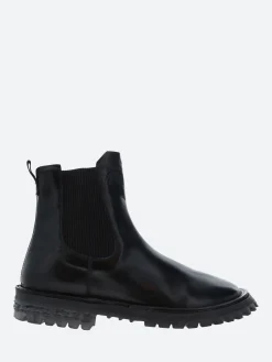 Moma - 53303 Chelsea Boots in Nero Tebe