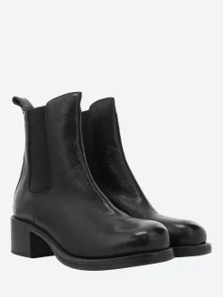 Moma - 72302 Chelsea Boots in Nero Cusna