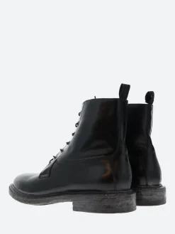 Moma - 65301 Lace Up Boots in Nero Tebe