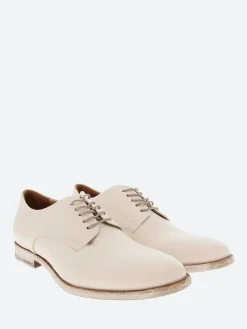 Moma - 1AS025 Derby Shoe in Milk White Toscana