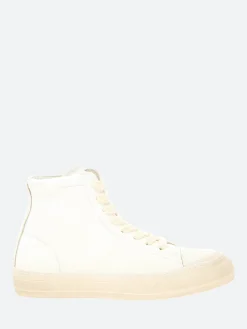 Moma - 32502B High Top Sneakers in Bianco Vintage